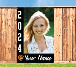 Large Portrait Banner - Monroe HS - Personalized