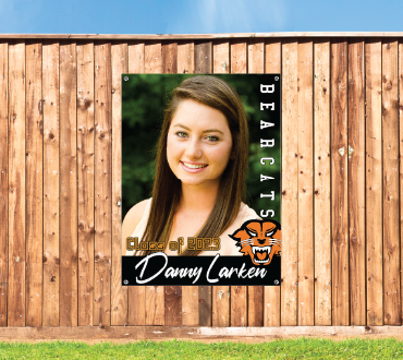 Banner Portrait - Monroe HS Graduation - Personalized