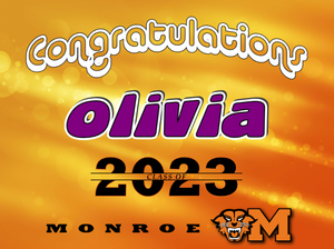 Banner - Monroe HS Graduation - Personalized