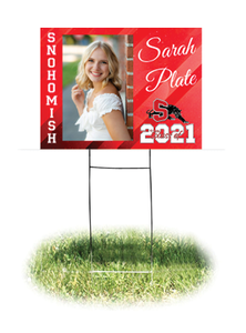 Yard Sign - Snohomish HS Graduation - Personalized